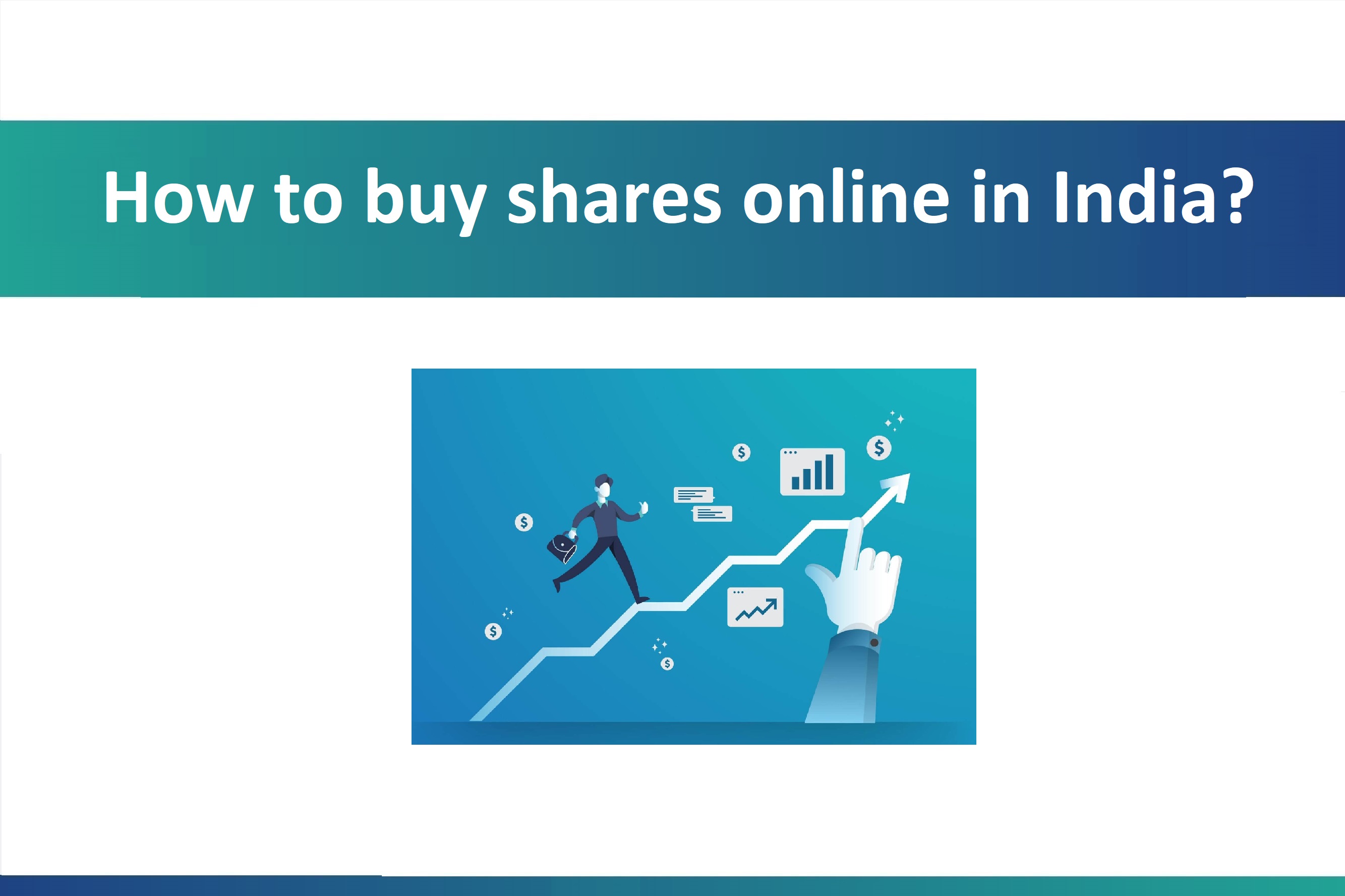 How to buy shares online in India?